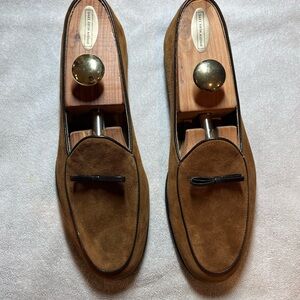 Solemare Classic Brown and Black Leather Loafers